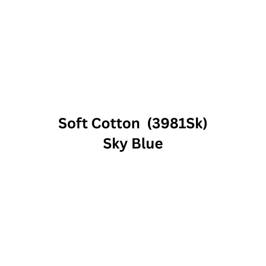 Soft Classic Cotton (3981SB) - Sky Blue