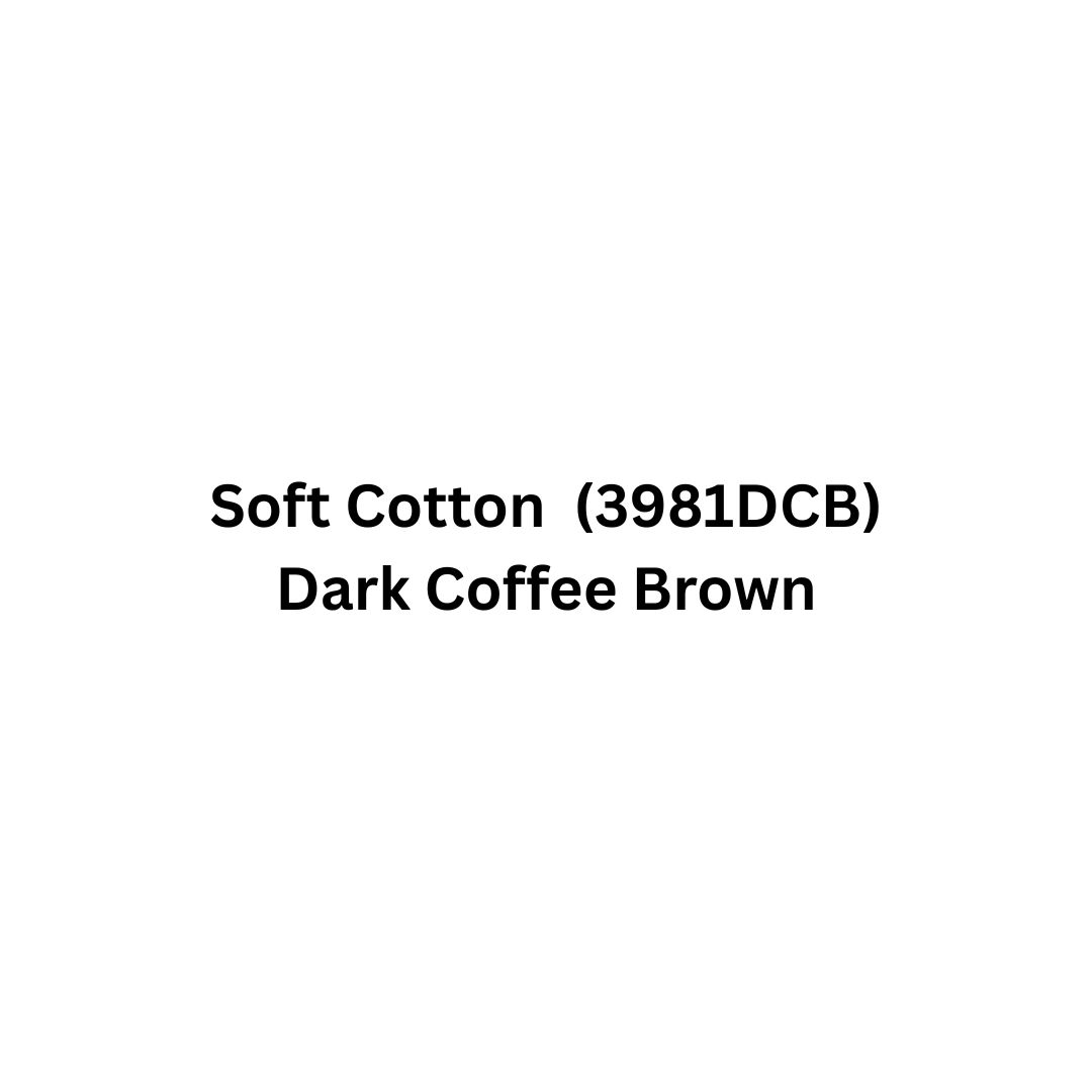 Soft Classic Cotton (3981DB) - Dark Coffee Brown