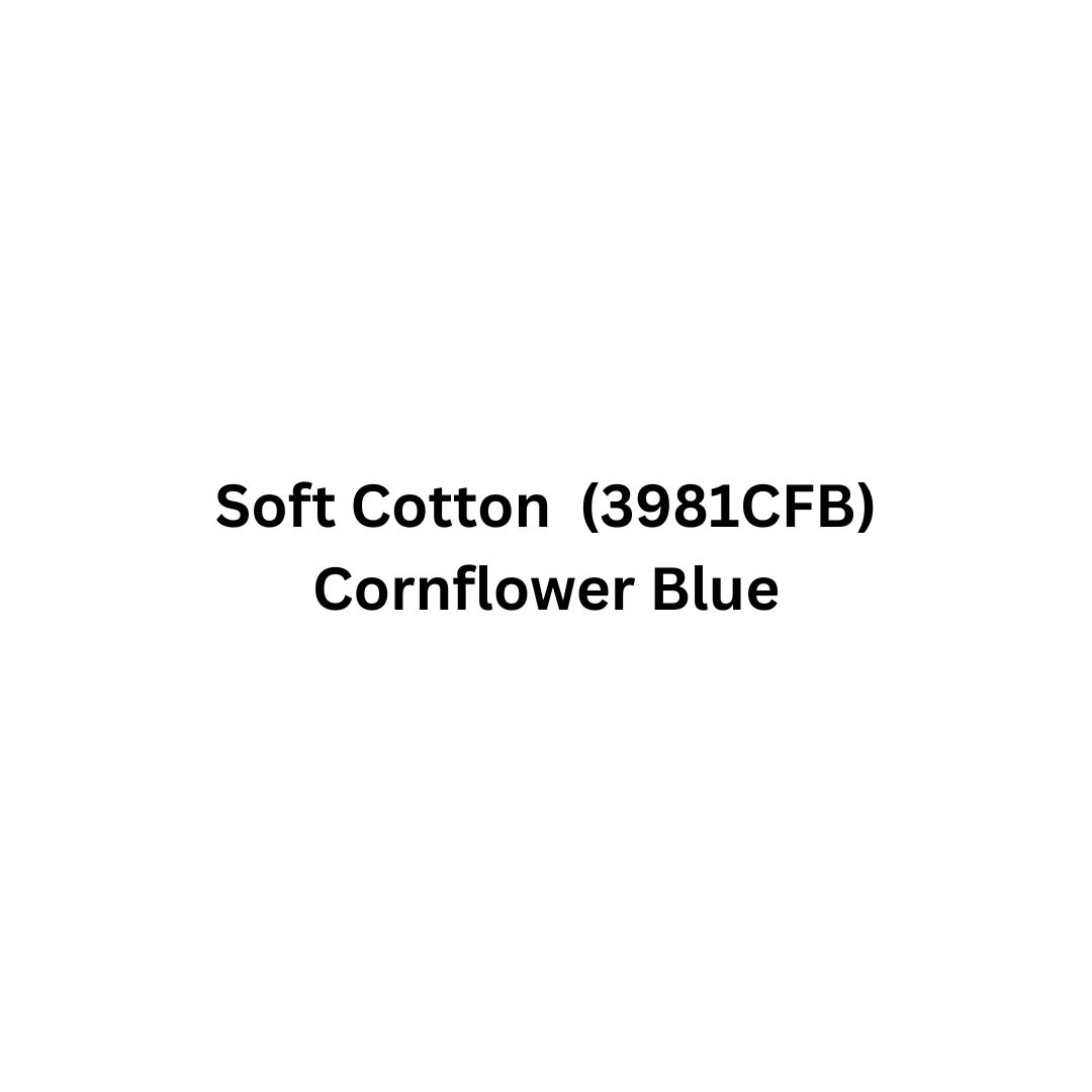 Soft Classic Cotton (3981CB) - Cornflower Blue