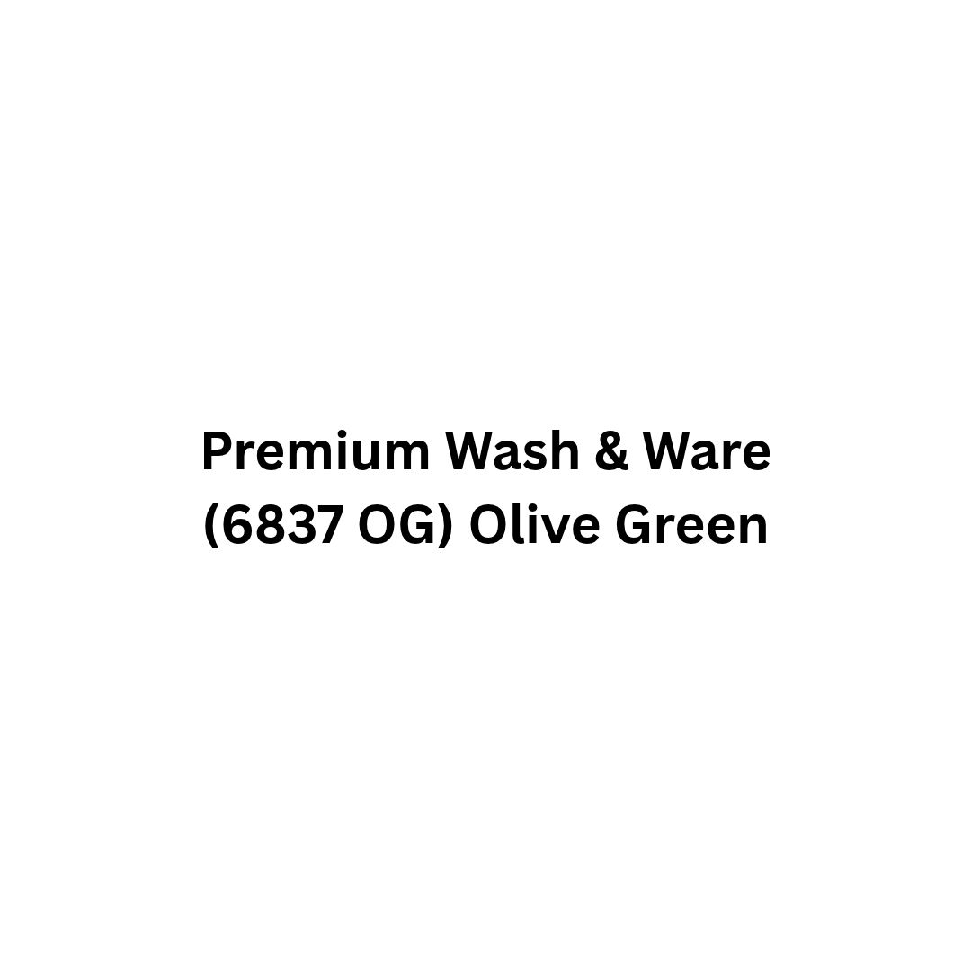Premium Wash & Ware  (6837OG) - Olive Green