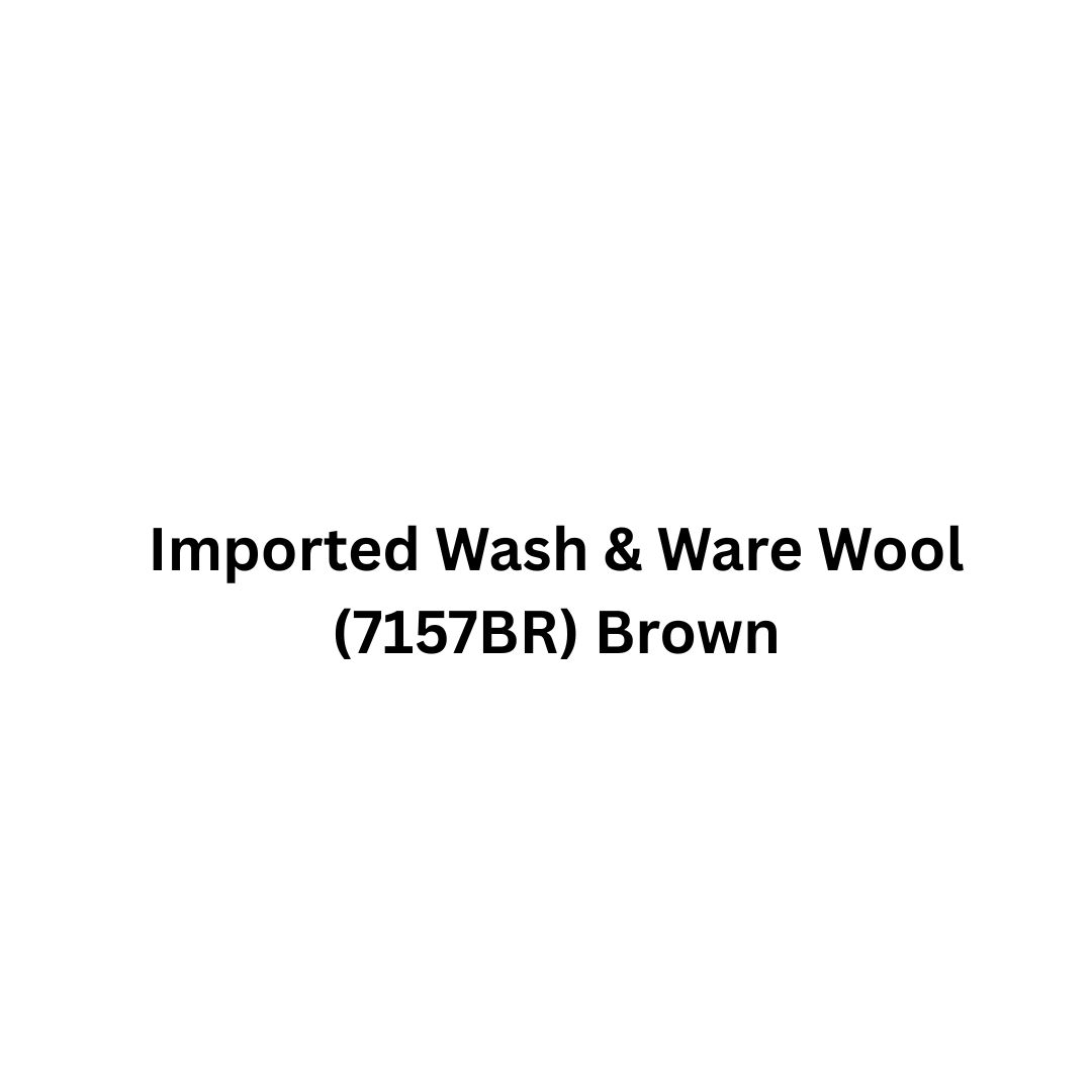 Imported Wash & Ware Wool (7157BR) - Brown